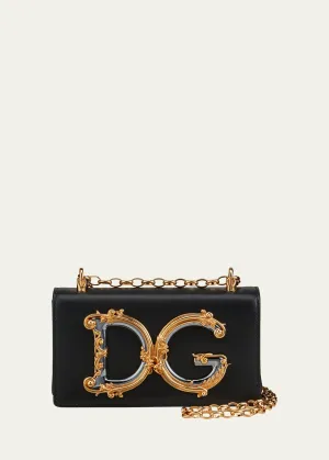 Barocco Leather Shoulder Bag