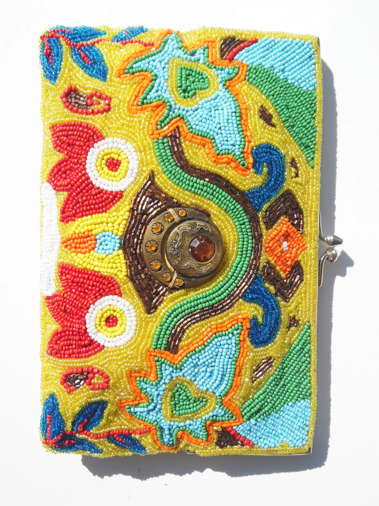 Beaded Evening Bag Groovy Evil Eye