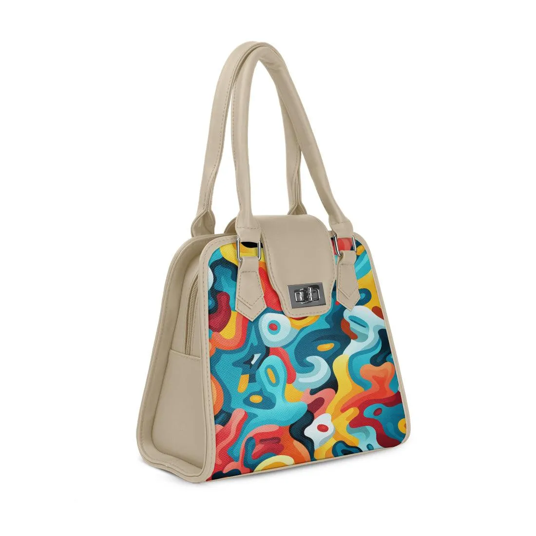 Beige Metropolitan Charm Bag Retro Psychedelia