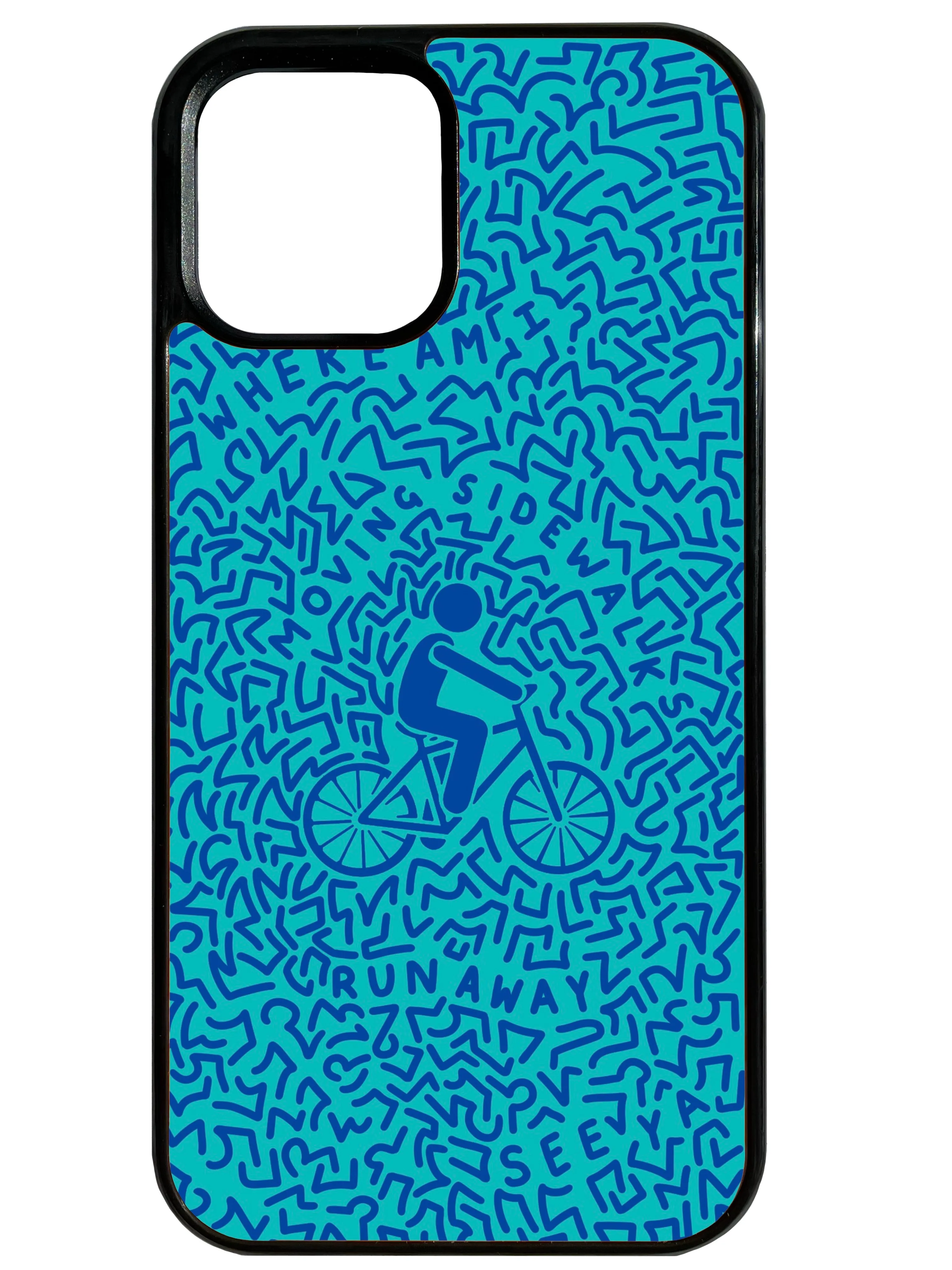 Bicycle Man in Blue