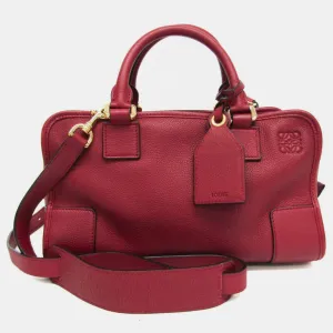 Bordeaux Amazona Leather Handbag