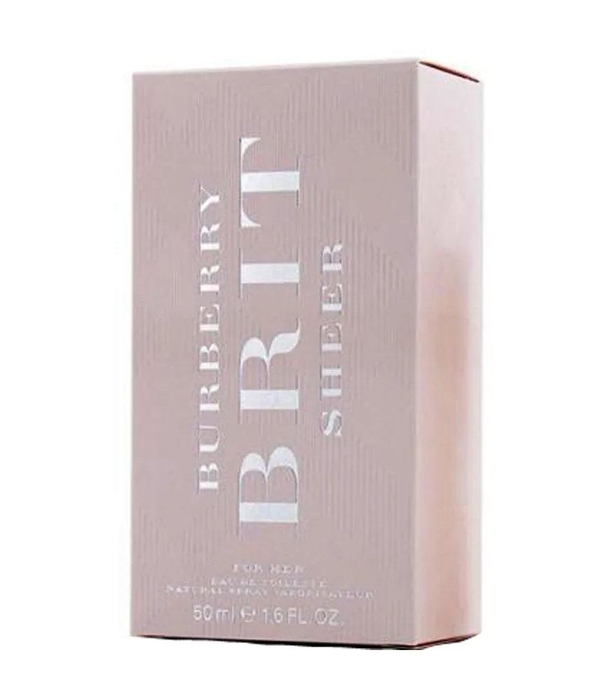 BURBERRY BRIT SHEER EDT 50ML FOR WOMEN