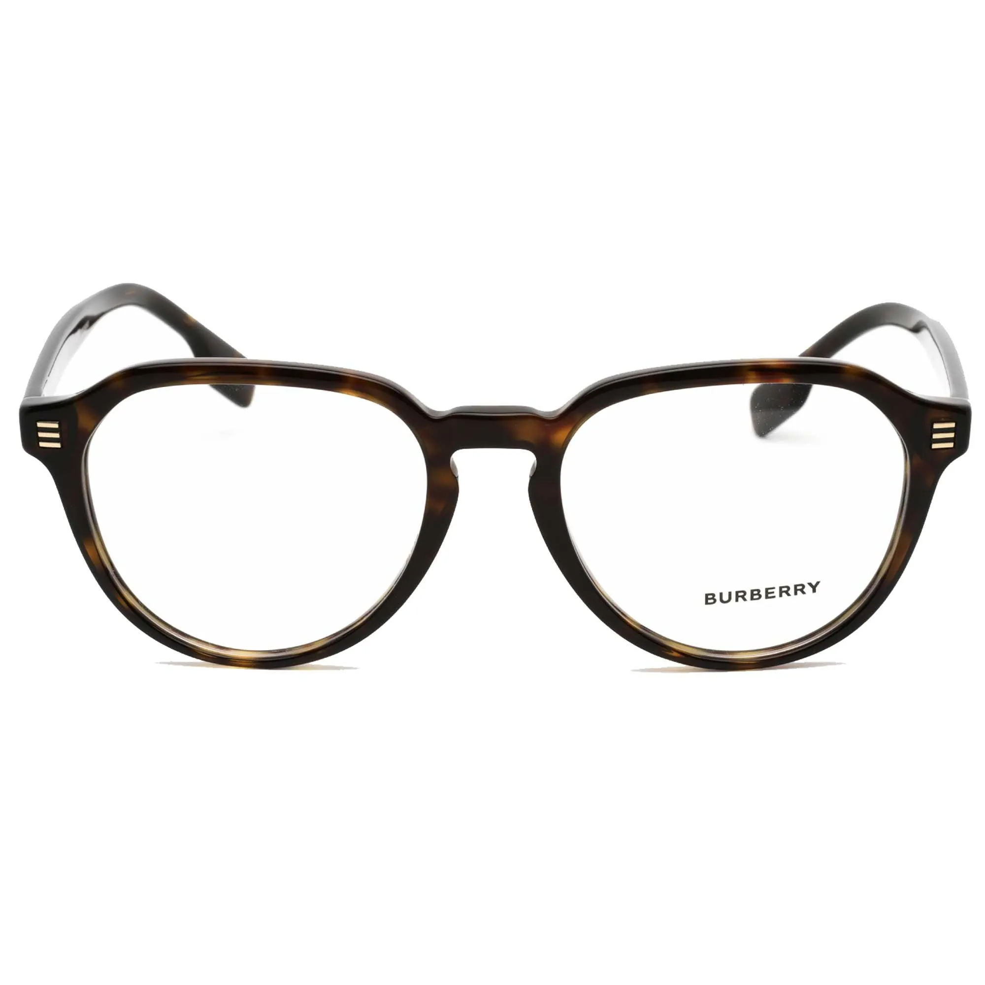 Burberry Men's Eyeglasses - Dark Havana Round Plastic Frame, 54 mm | 0BE2368 3002