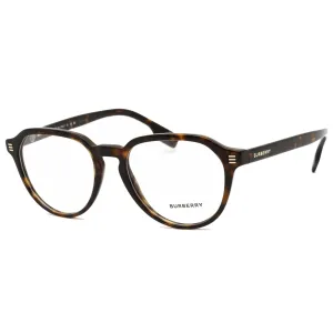 Burberry Men's Eyeglasses - Dark Havana Round Plastic Frame, 54 mm | 0BE2368 3002