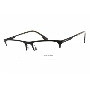 Burberry Men's Eyeglasses - Matte Black Plastic Rectangular Shape Frame | 0BE1344 1007