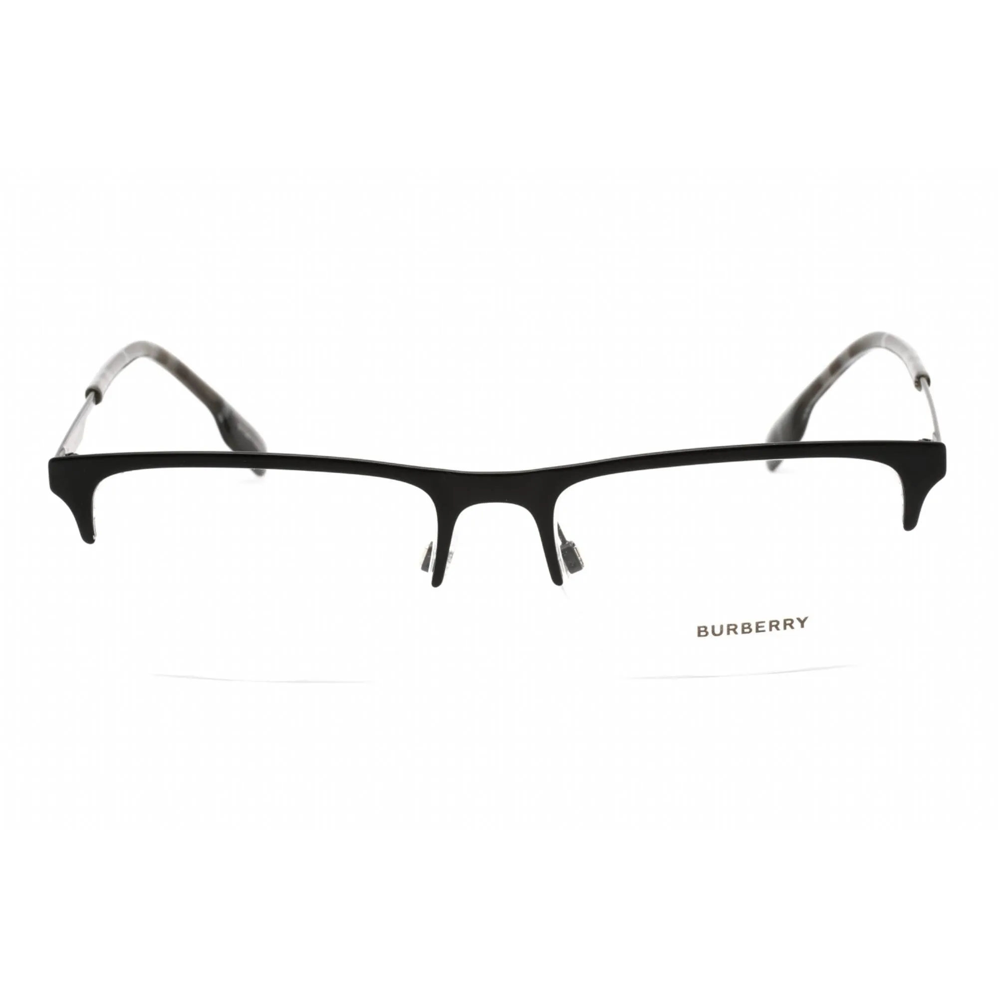Burberry Men's Eyeglasses - Matte Black Plastic Rectangular Shape Frame | 0BE1344 1007