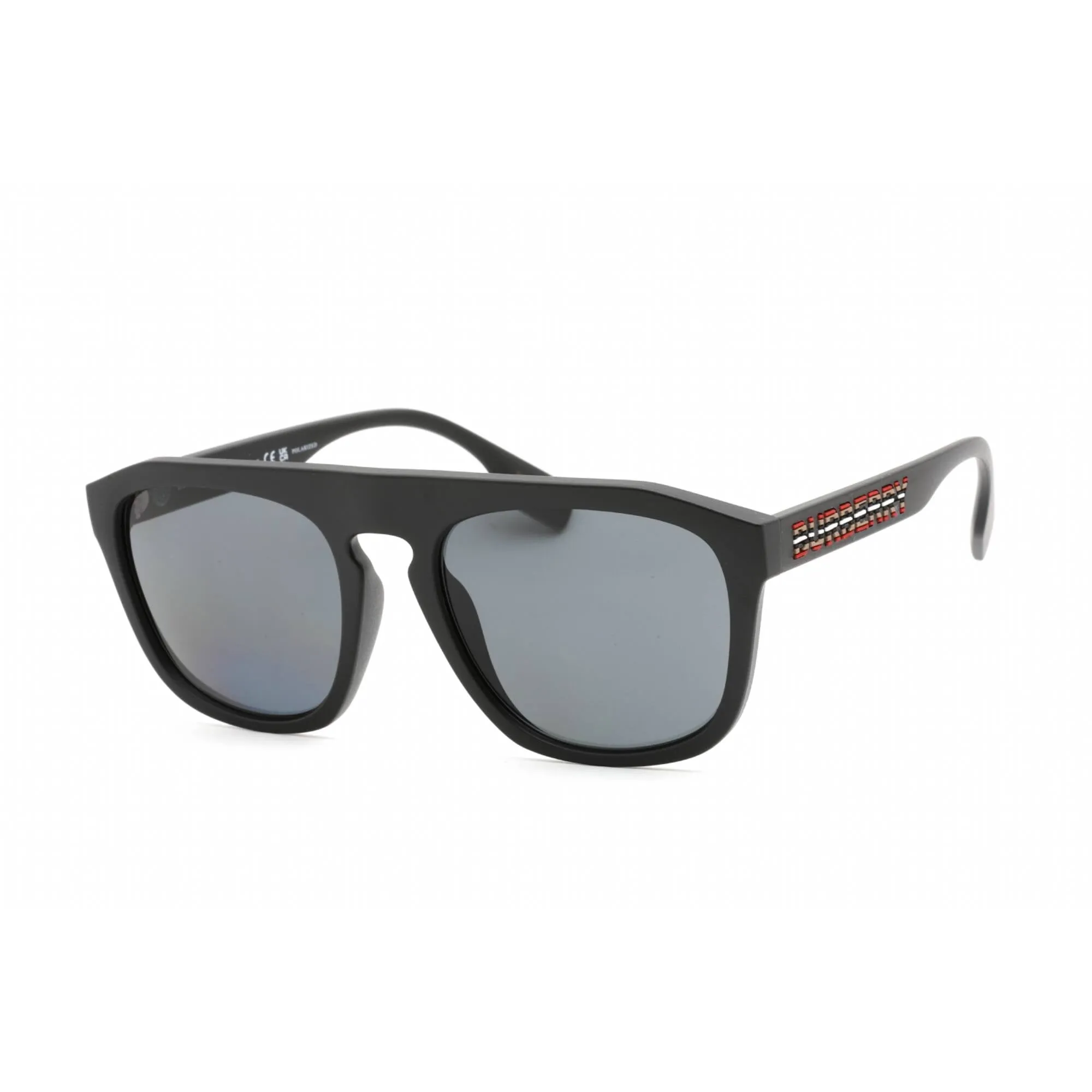 Burberry Men's Sunglasses - Black Plastic Browline Full Rim Frame | 0BE4396U 346481