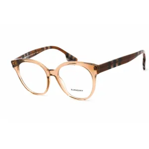Burberry Unisex Eyeglasses - Clear Lens Brown Plastic Round Shape Frame | 0BE2356 3992