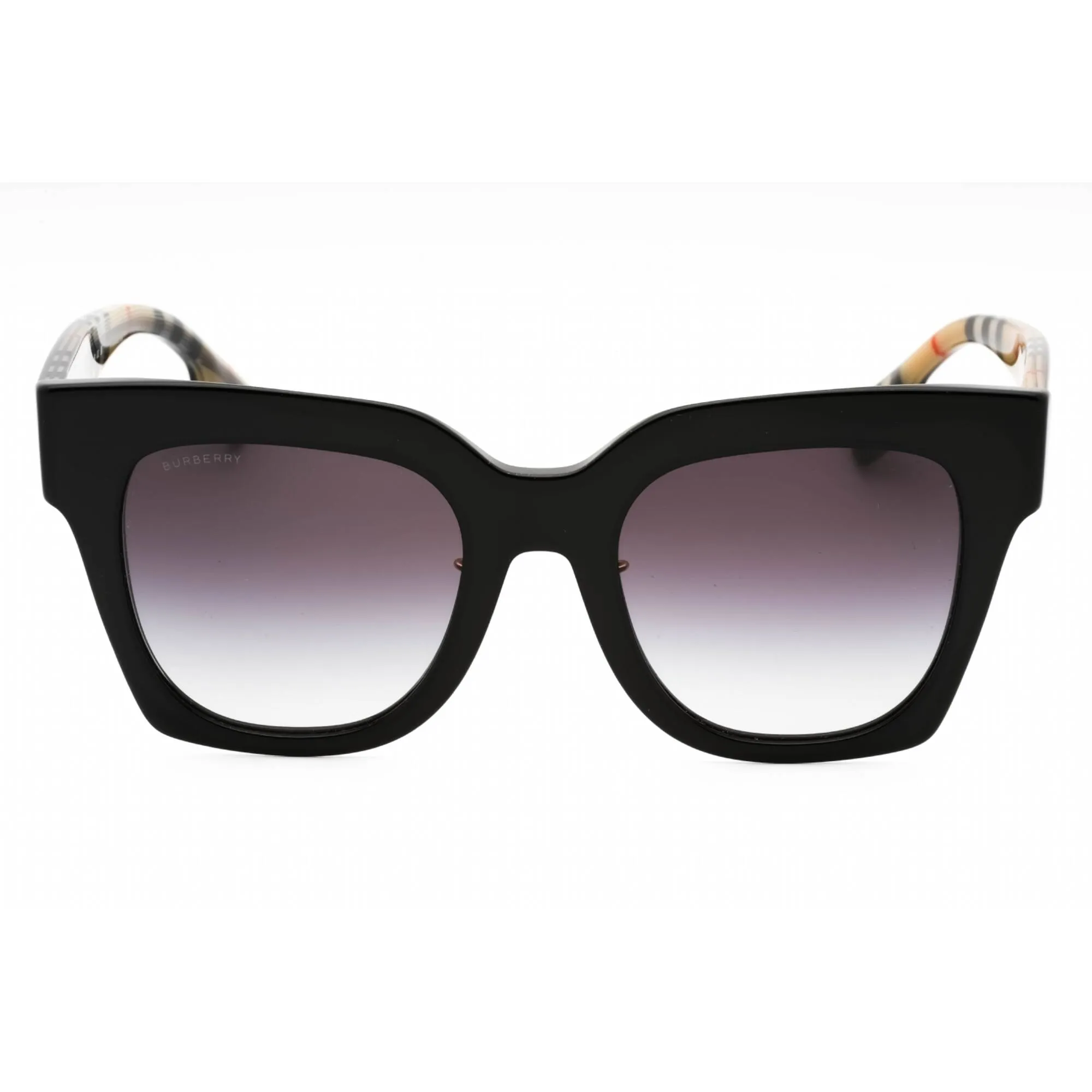 Burberry Women's Sunglasses - Black Plastic Full Rim Cat Eye Frame | 0BE4364F 39428G