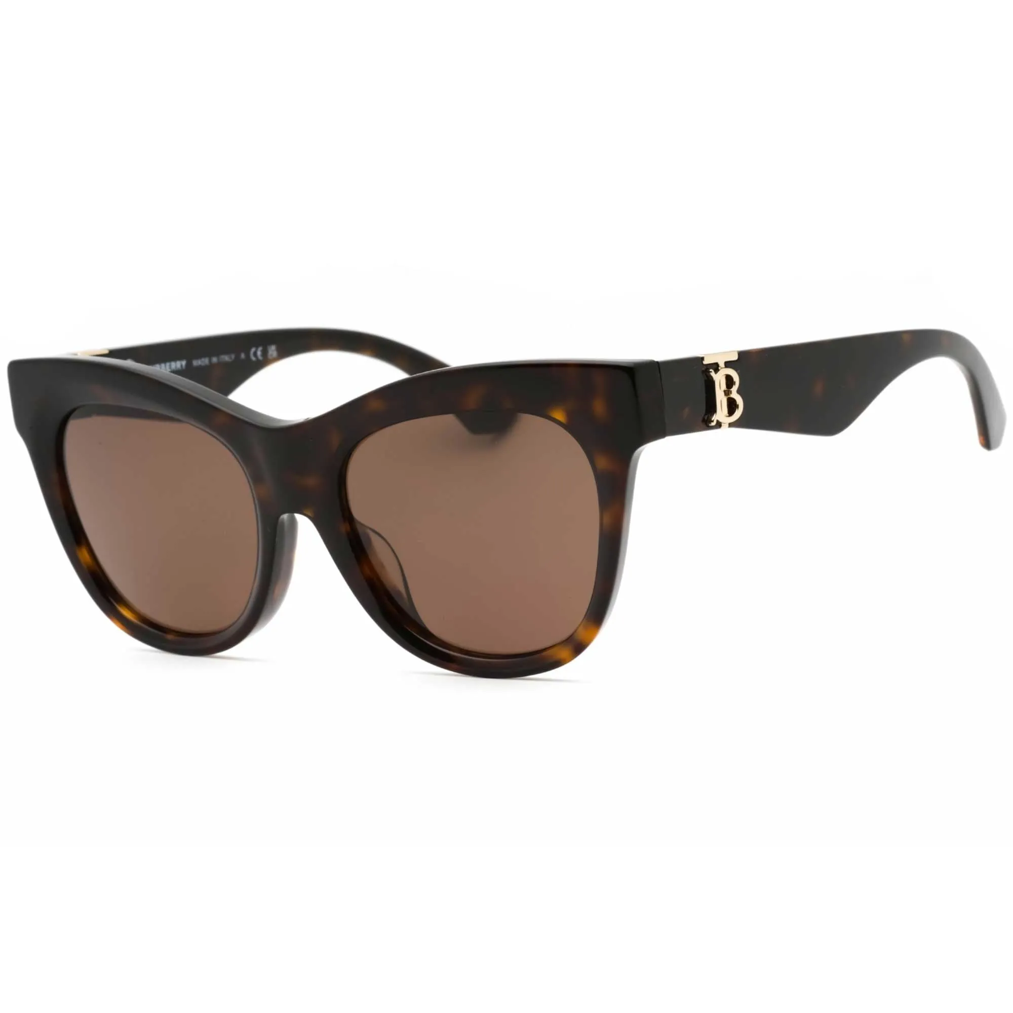 Burberry Women's Sunglasses - Dark Havana Plastic Cat Eye Frame | 0BE4418F 300273