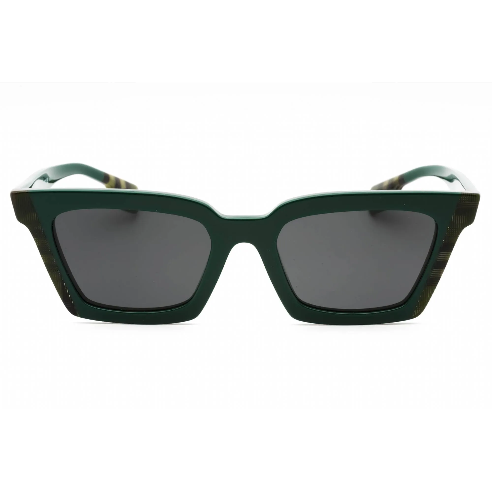 Burberry Women's Sunglasses - Green/Check Plastic Cat Eye Frame | 0BE4392U 405687