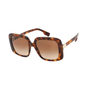 Burberry Women's Sunglasses - Havana Square Frame Brown Gradient Lens | 0BE4363 331613