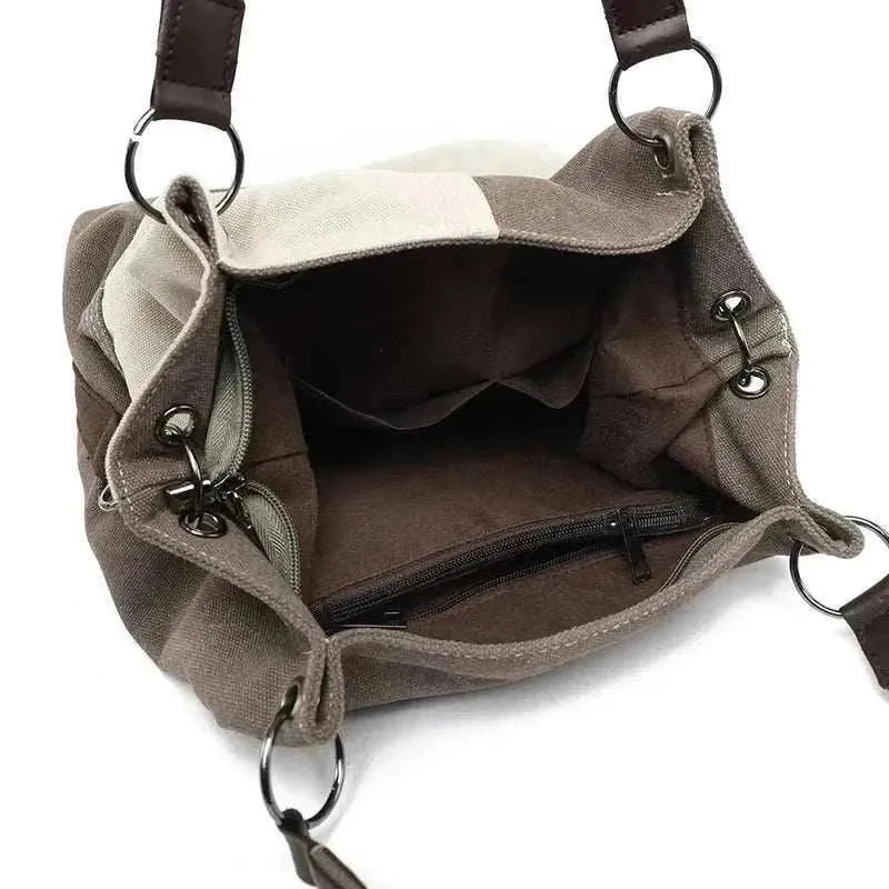 Canvas Retro Bag - Stylish & Spacious Women's Accessory - WSH001