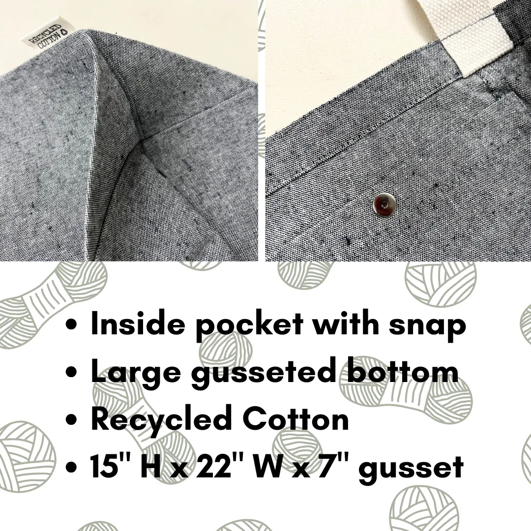 Carry Your Knit and Crochet Projects in Style