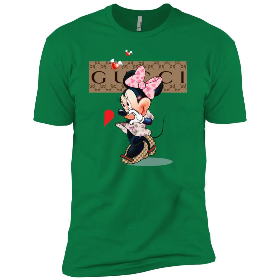 Couple Gucci Minnie Tshirt Valentine's Day Men Short Sleeve T-Shirt