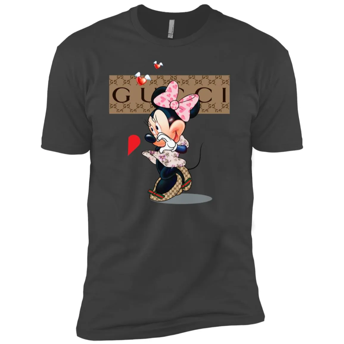 Couple Gucci Minnie Tshirt Valentine's Day Men Short Sleeve T-Shirt