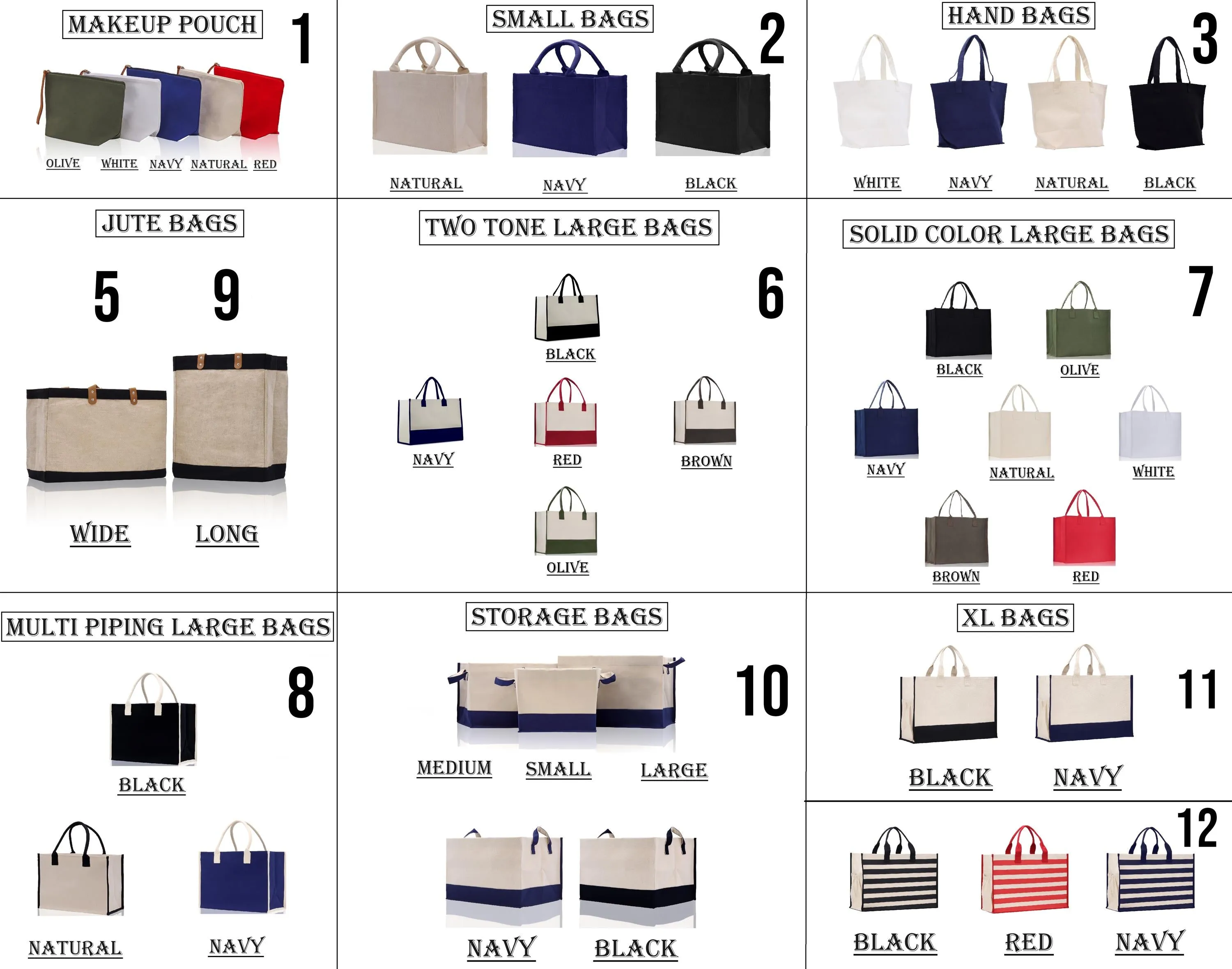 Custom Name Cotton Canvas Tote Bag Personalized Chic Pattern Tote Christmas Gift Bridesmaid Bag Premium Custom Tote Bag (PNTB1001)