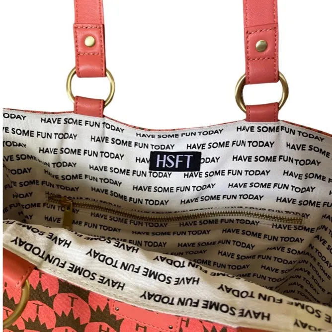 Elaine Tote in Coral