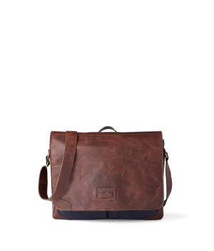 Everyday Waxed Canvas Messenger Bag :: Navy