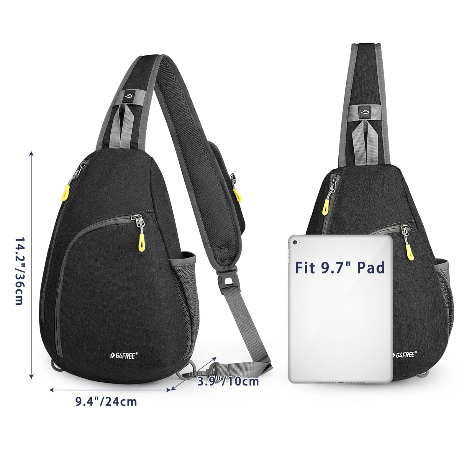 G4Free RFID Sling Bag Crossbody Backpack
