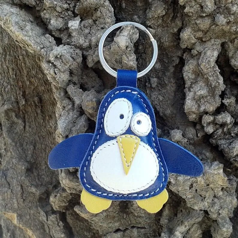 Genuine Leather Keyring