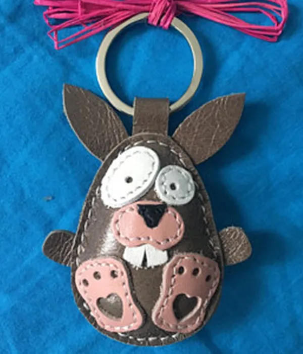 Genuine Leather Keyring