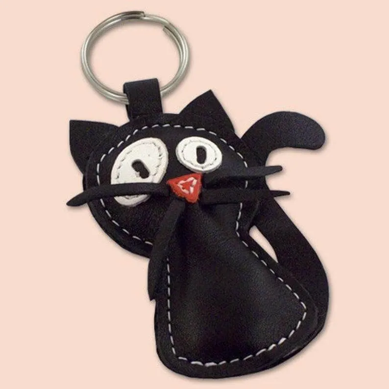 Genuine Leather Keyring