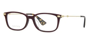 Gucci GG0112OA 005 Burgundy and Gold