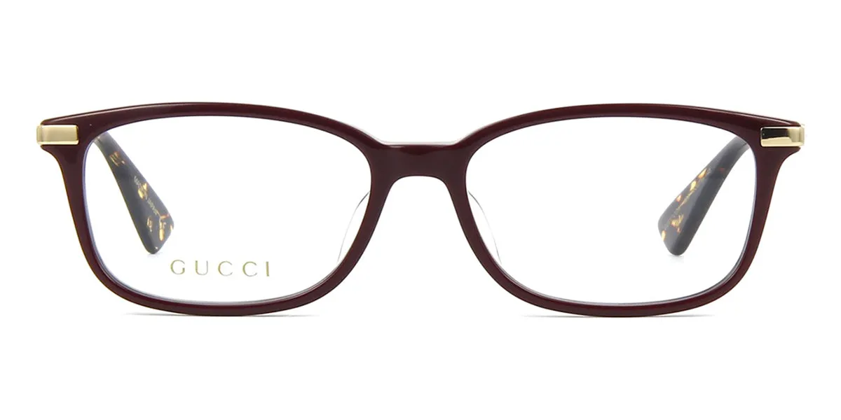 Gucci GG0112OA 005 Burgundy and Gold