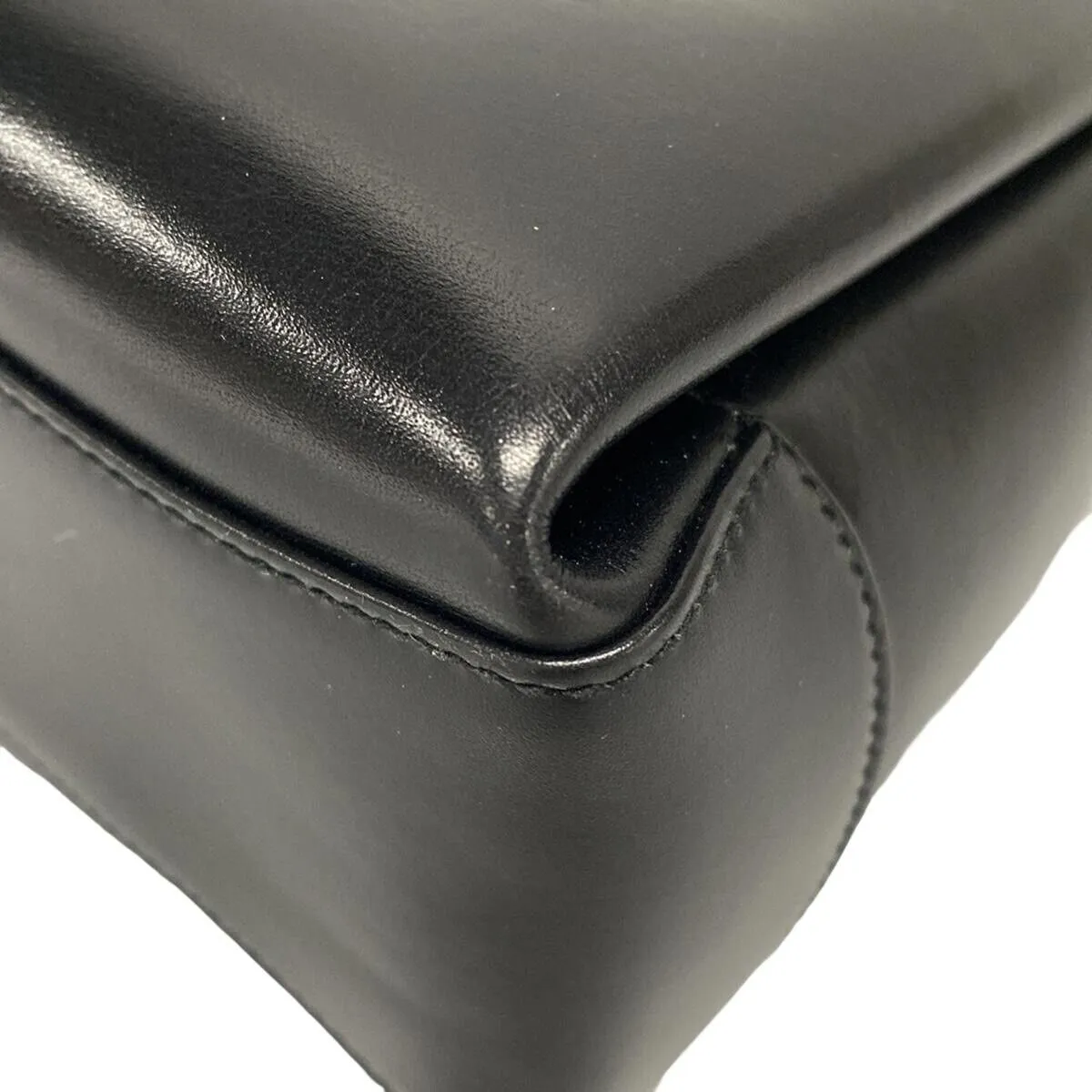 Gucci Horseshoe - Black Leather