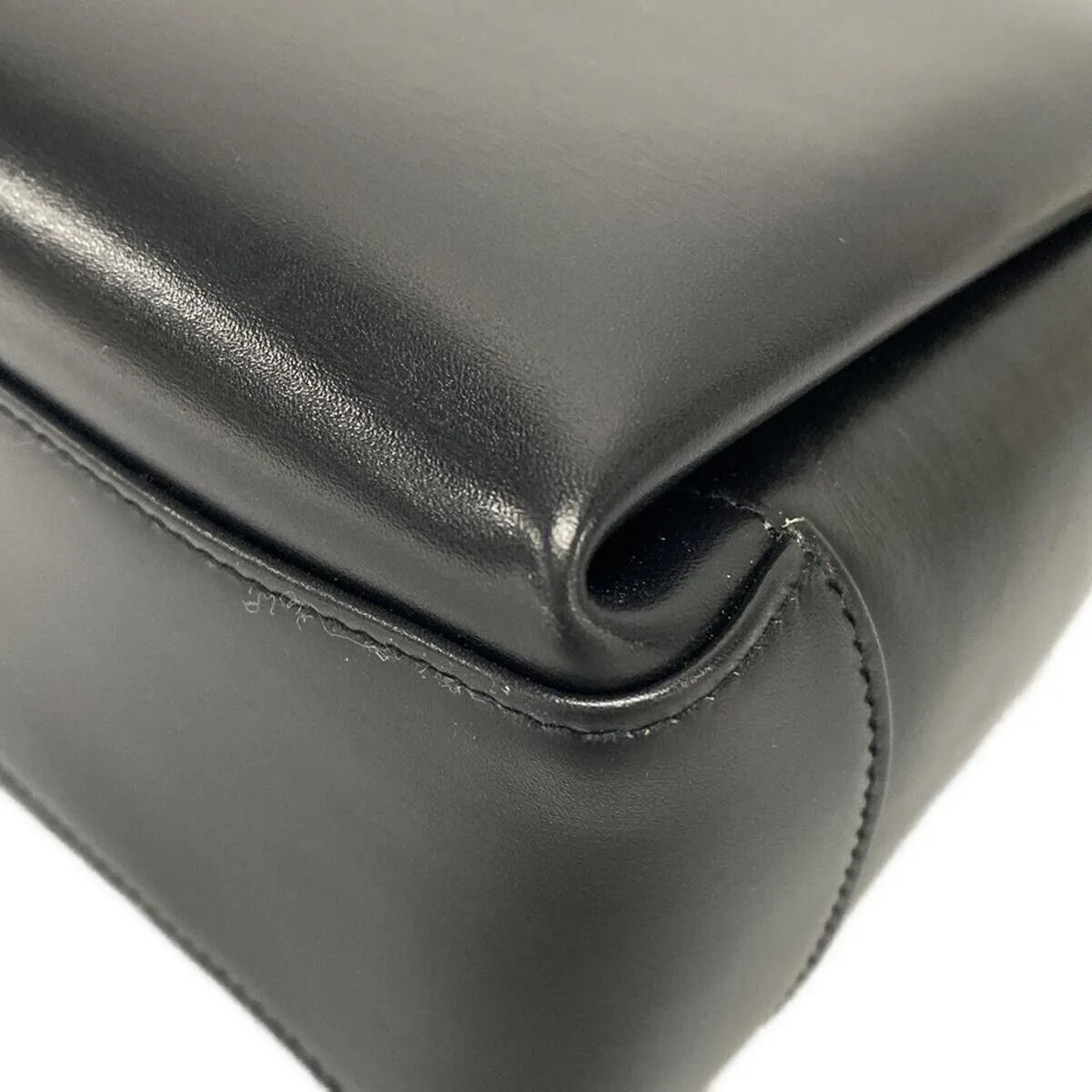 Gucci Horseshoe - Black Leather