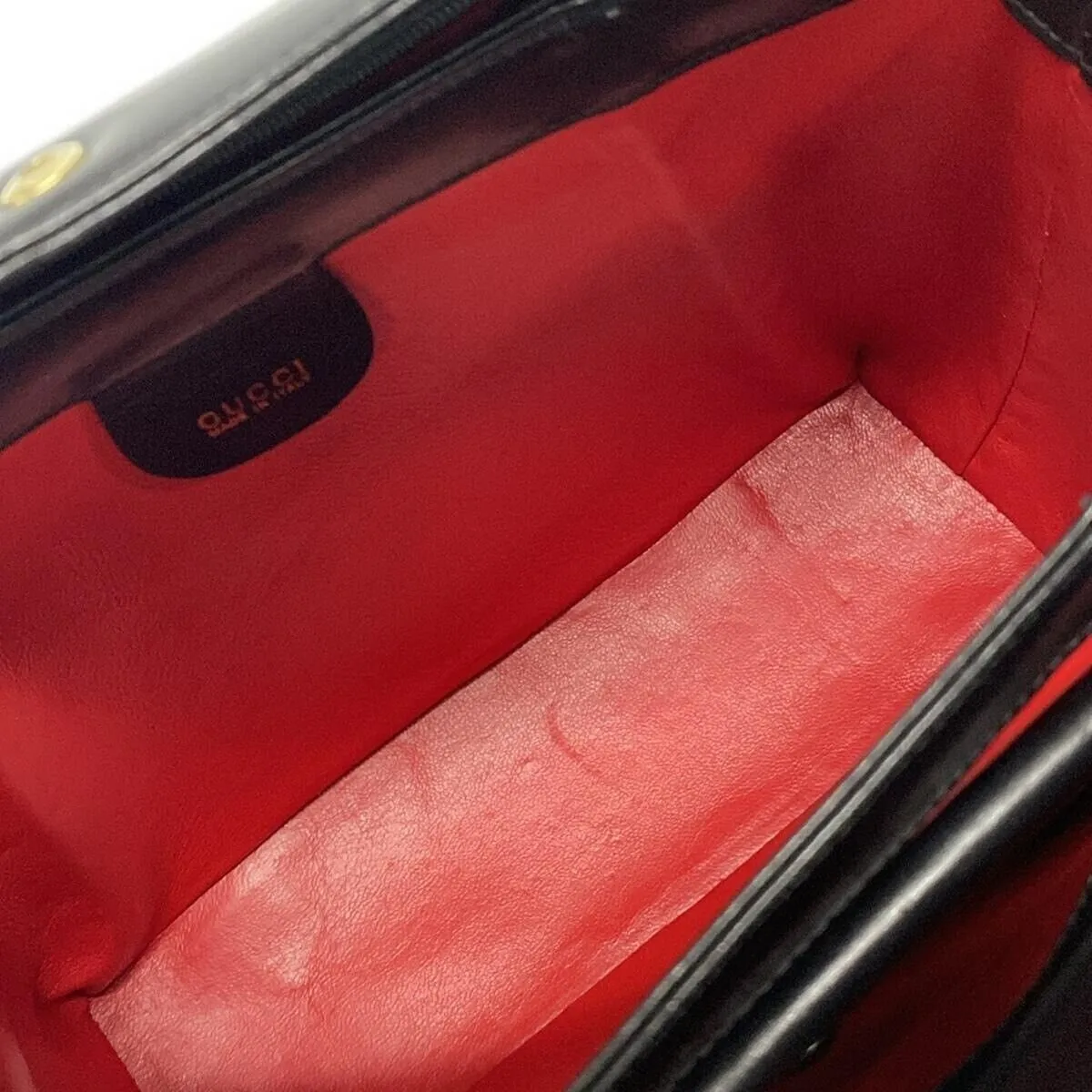 Gucci Horseshoe - Black Leather