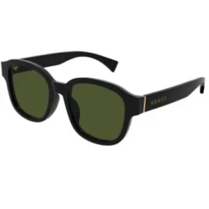 Gucci Men's Sunglasses - Full Rim Black Green Acetate Square Frame | GG1140SK 002
