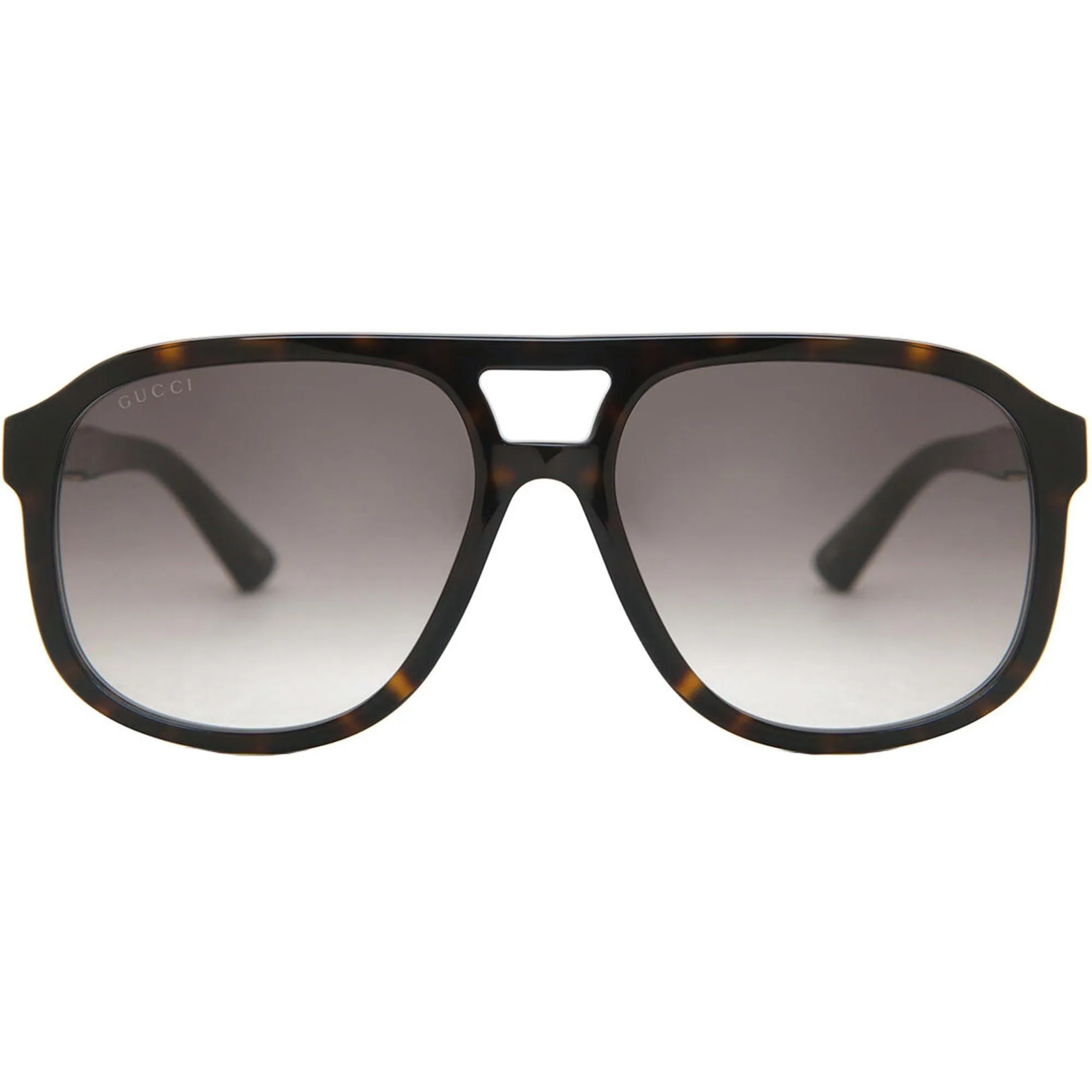 Gucci Men's Sunglasses - Gradient Lens Havana Acetate Pilot Shaped Frame | GG1188S 003