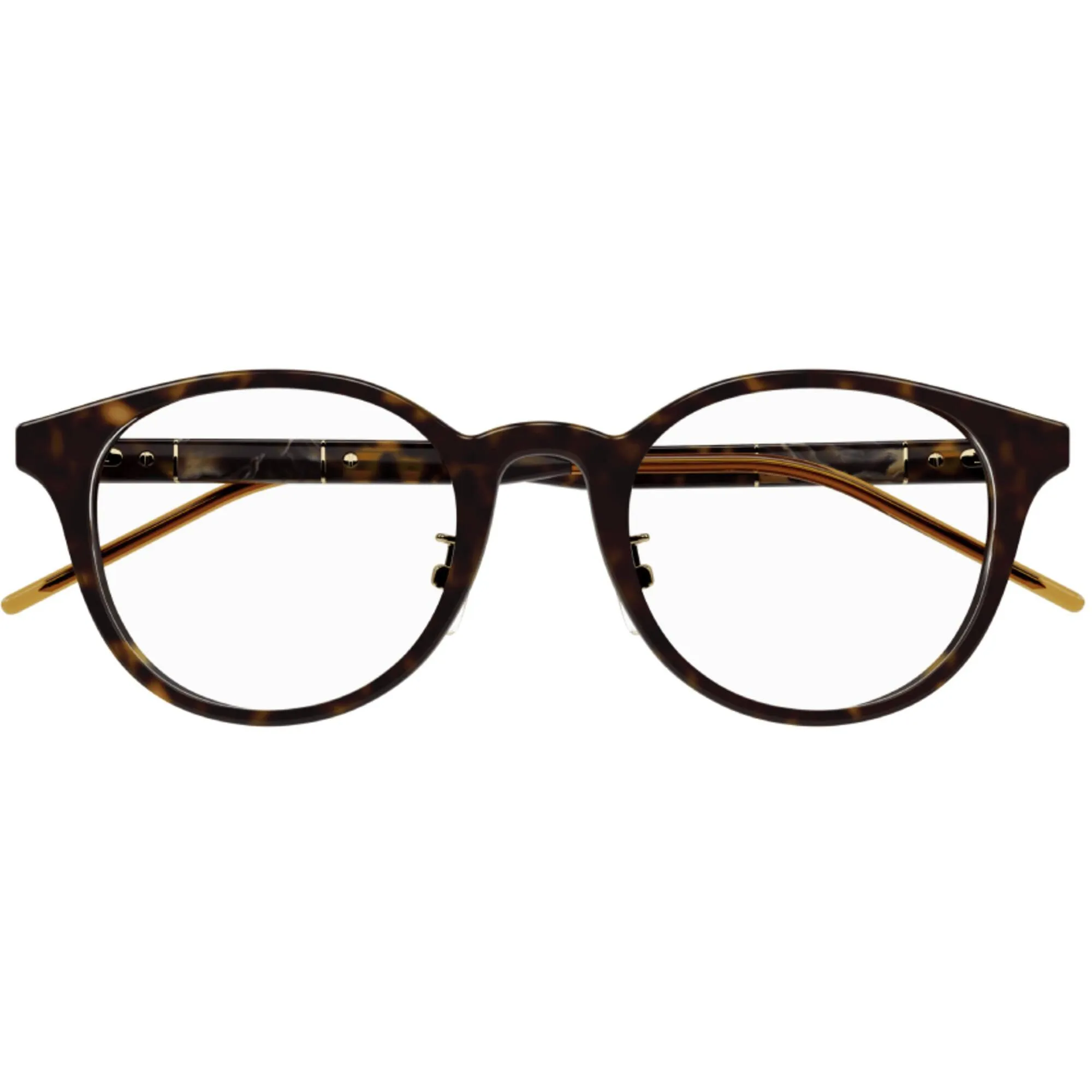 Gucci Unisex Eyeglasses - Havana Acetate Oval Shape Frame Demo Lens | GG1229OJ 002