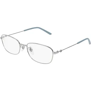 Gucci Women's Eyeglasses - Gold Rectangular Full-Rim Metal Frame | GUCCI GG0444O 2