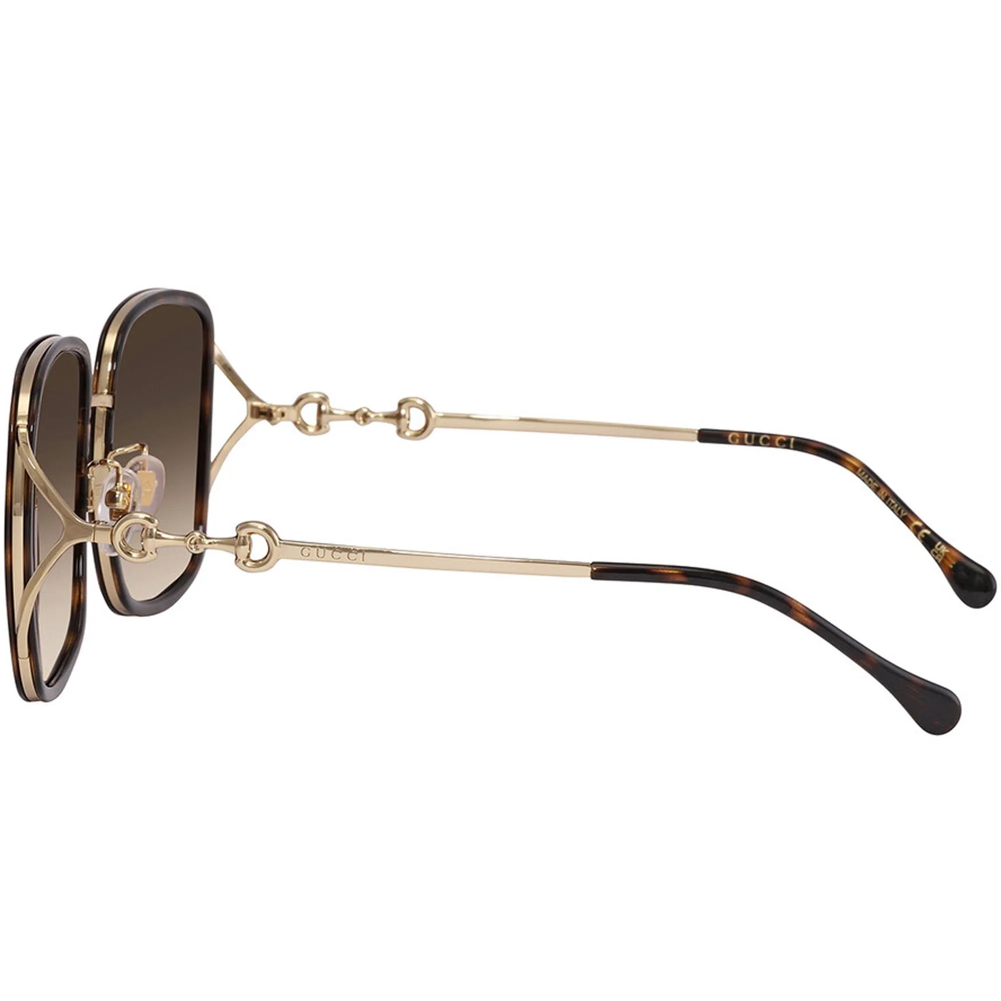 Gucci Women's Sunglasses - Havana and Gold Metal and Plastic Frame | GG1016SK 003