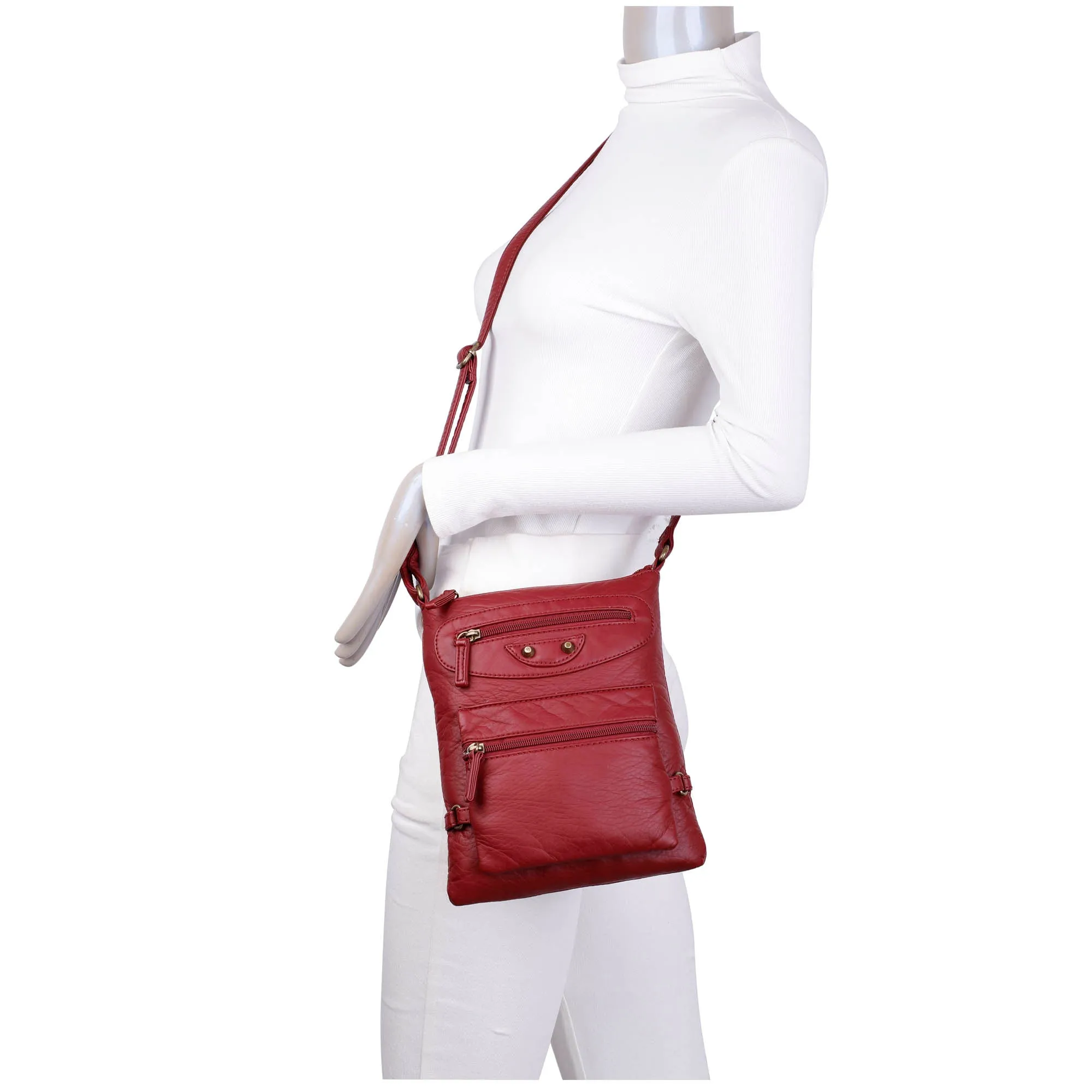Jassy Crossbody - Burgundy