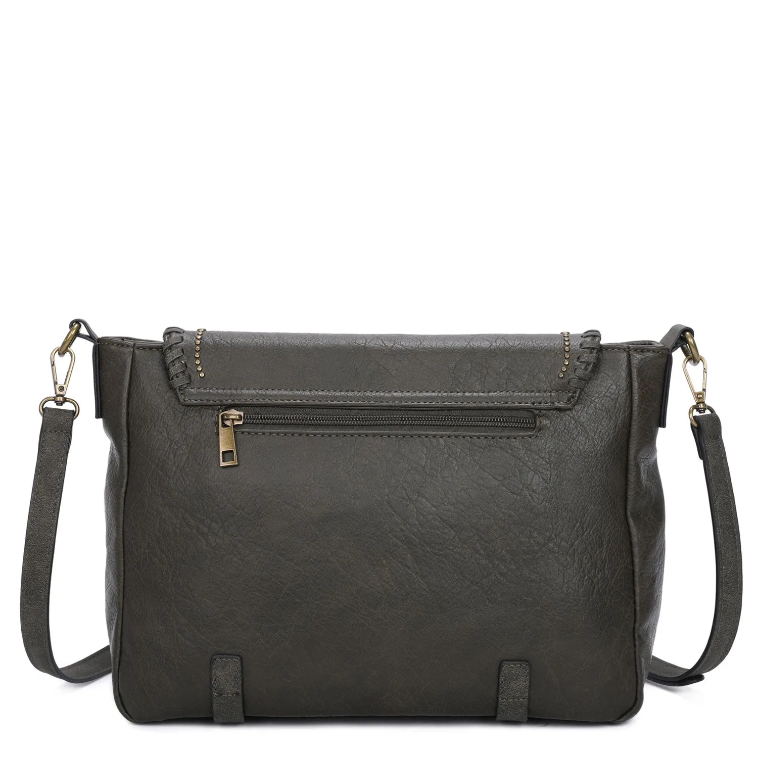 Kelsea Messenger Crossbody - Army Green
