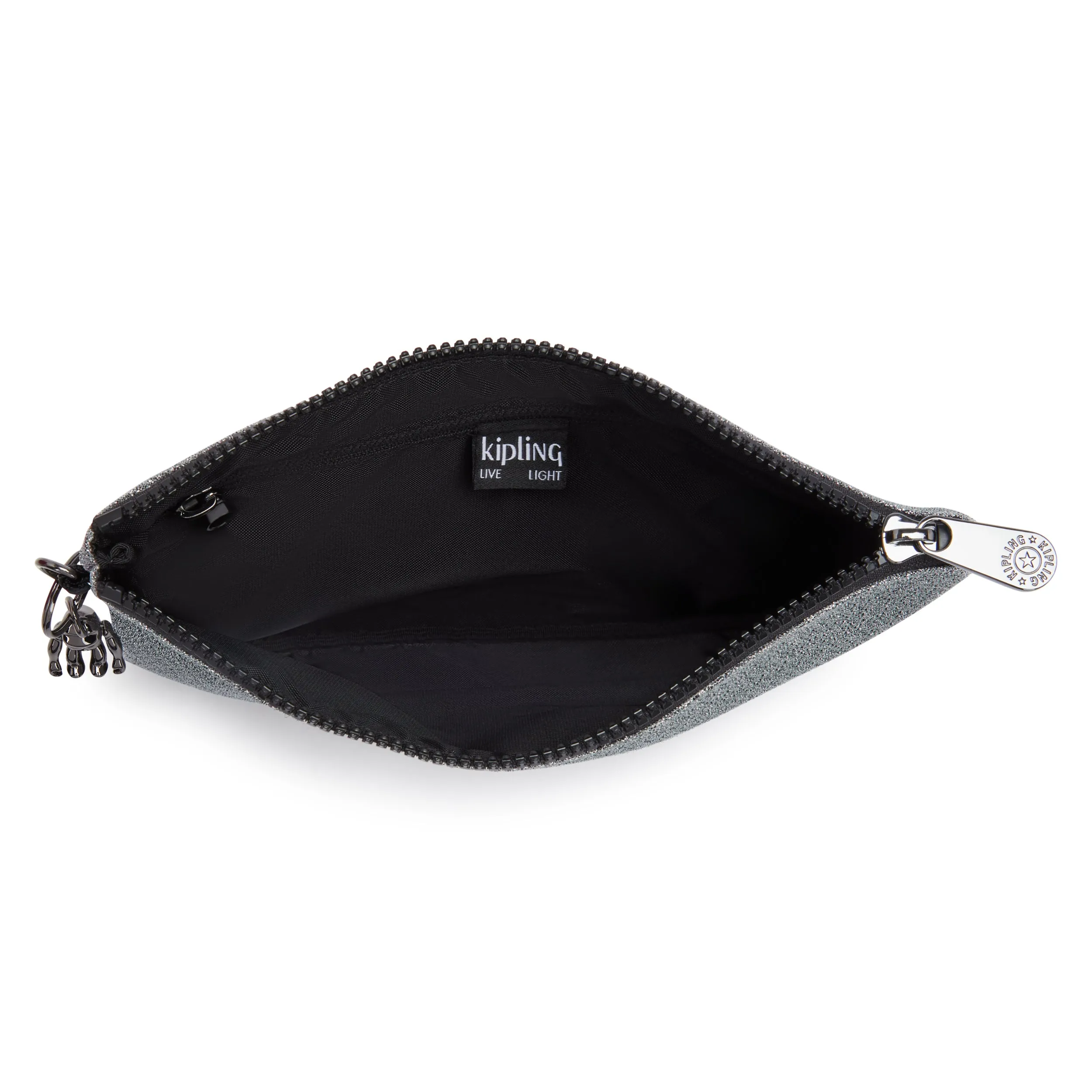 Kipling Fancy Going Out Silv Large Flat Pouch  I5780-0MS