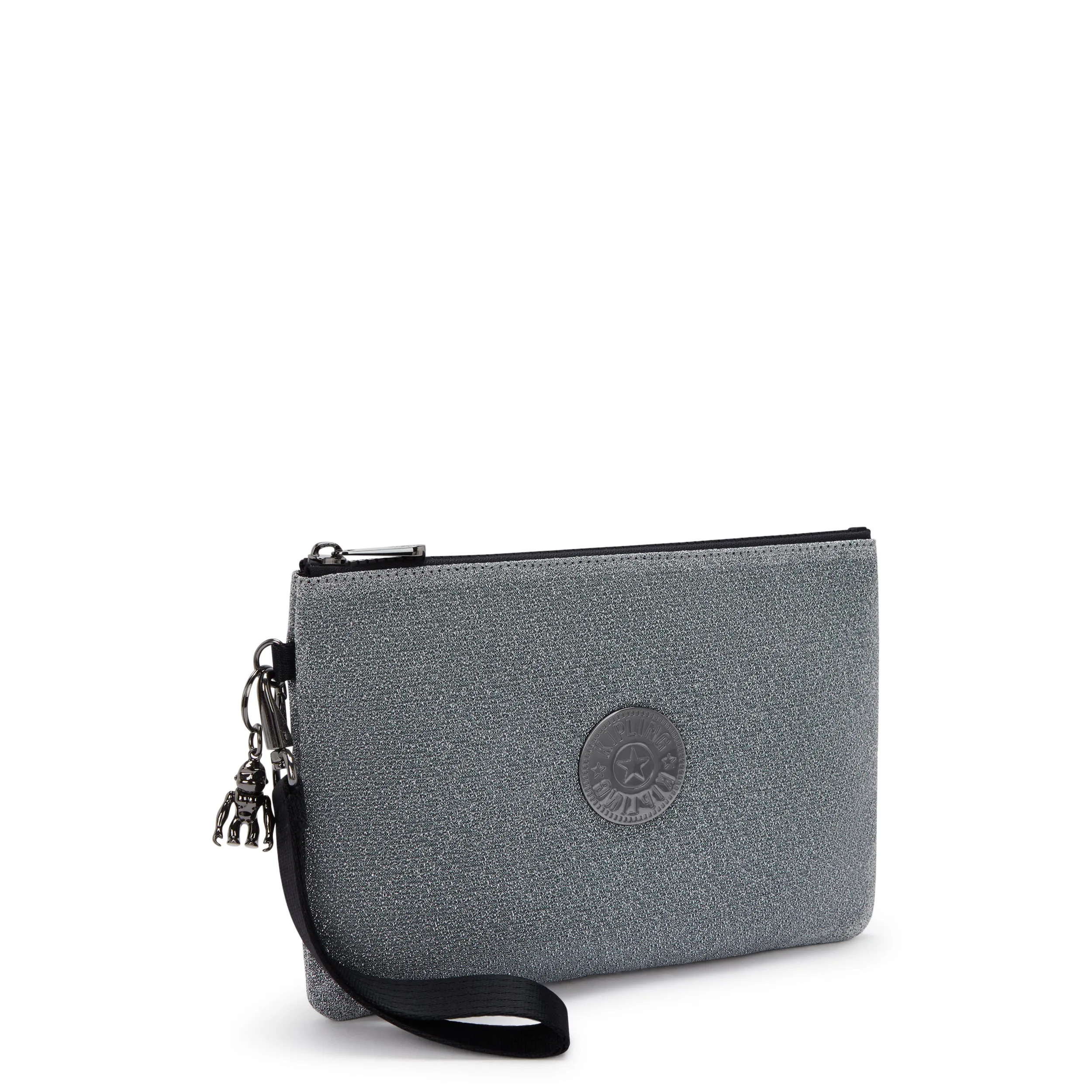 Kipling Fancy Going Out Silv Large Flat Pouch  I5780-0MS