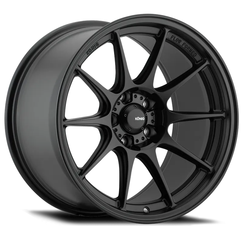 Konig Dekagram 18x8.5 5x114.3 ET35 Semi-Matte Black