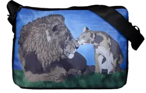Lion Signature Messenger Bag- A Father's Pride