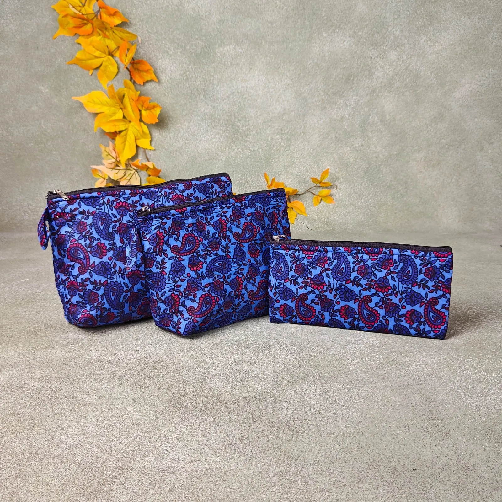 Pouch Buddies Purple Floral Prints