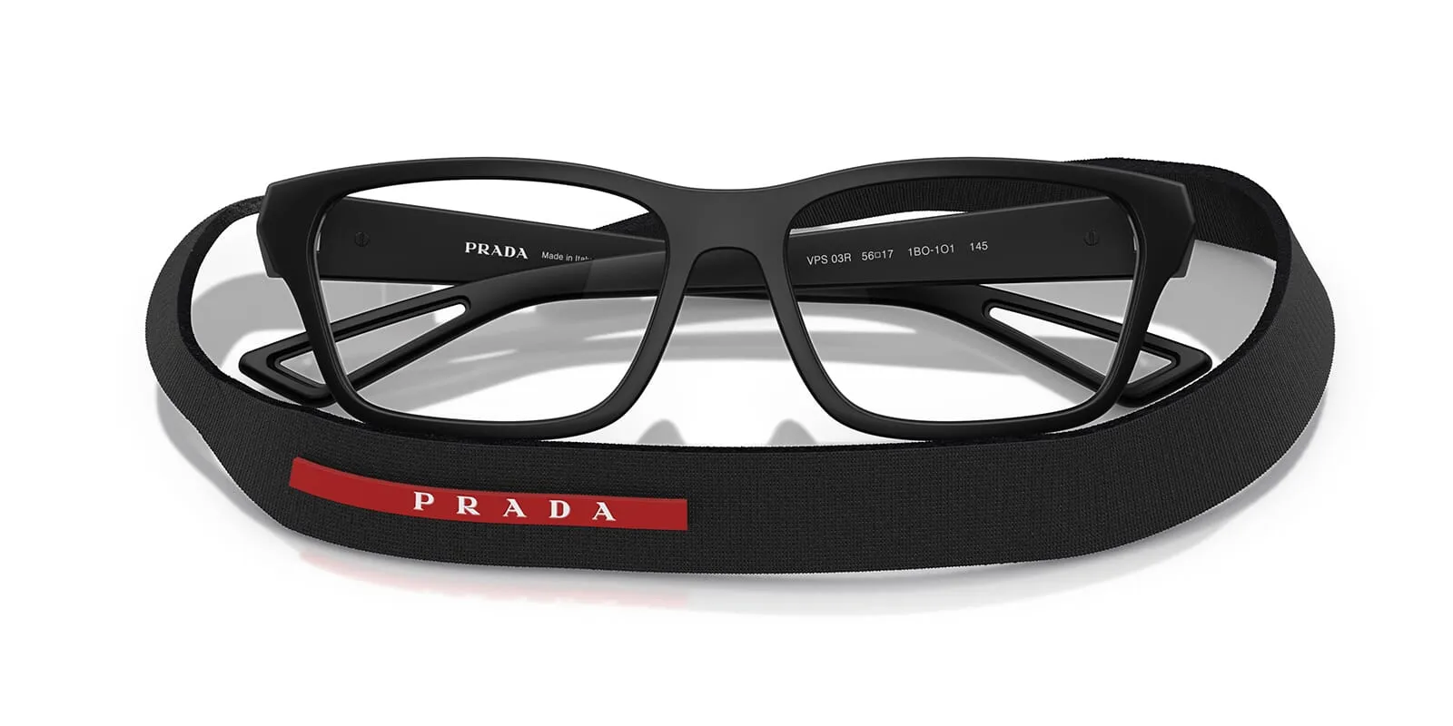 Prada Linea Rossa VPS 03R 1BO1O1 with Detachable Strap