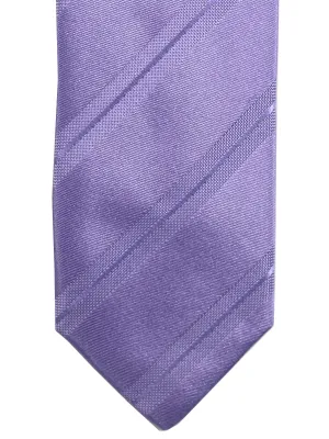 Prada Silk Tie Lilac Stripes Design - Skinny Necktie SALE