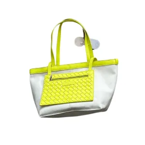 Priscilla Neon Yellow Canvas Tote Bag