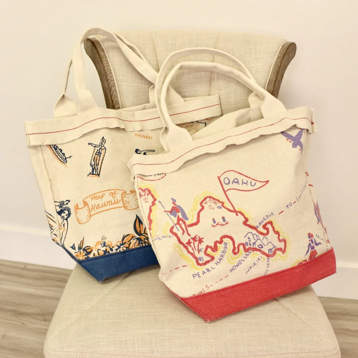 Recycled Canvas Tote Bag (L)