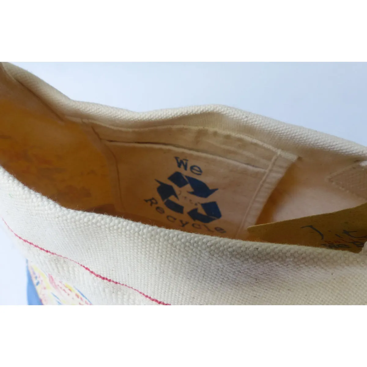 Recycled Canvas Tote Bag (L)
