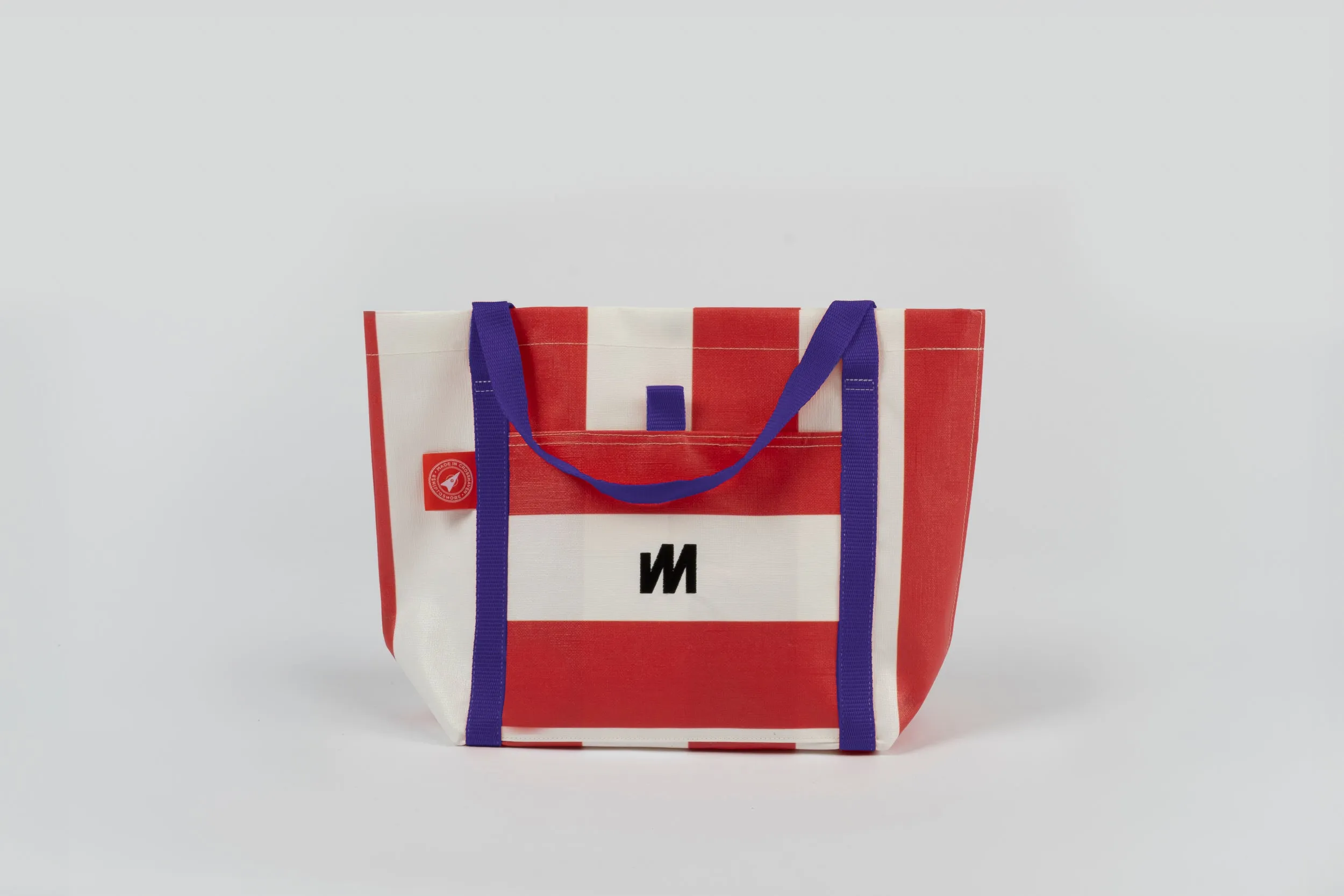Red Tote - Classic Stripe